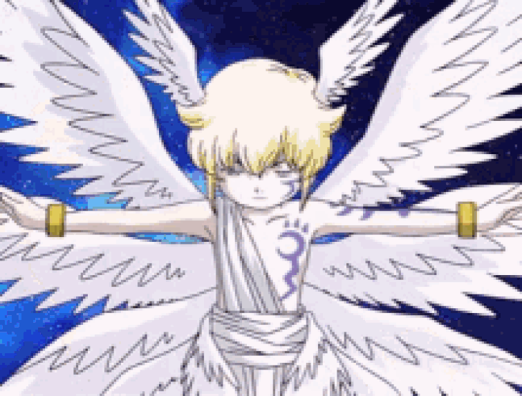 I love how lucemon rookie is so causally strong that he just ...