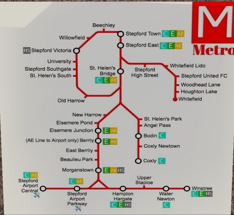 is this the actual metro map? Fandom