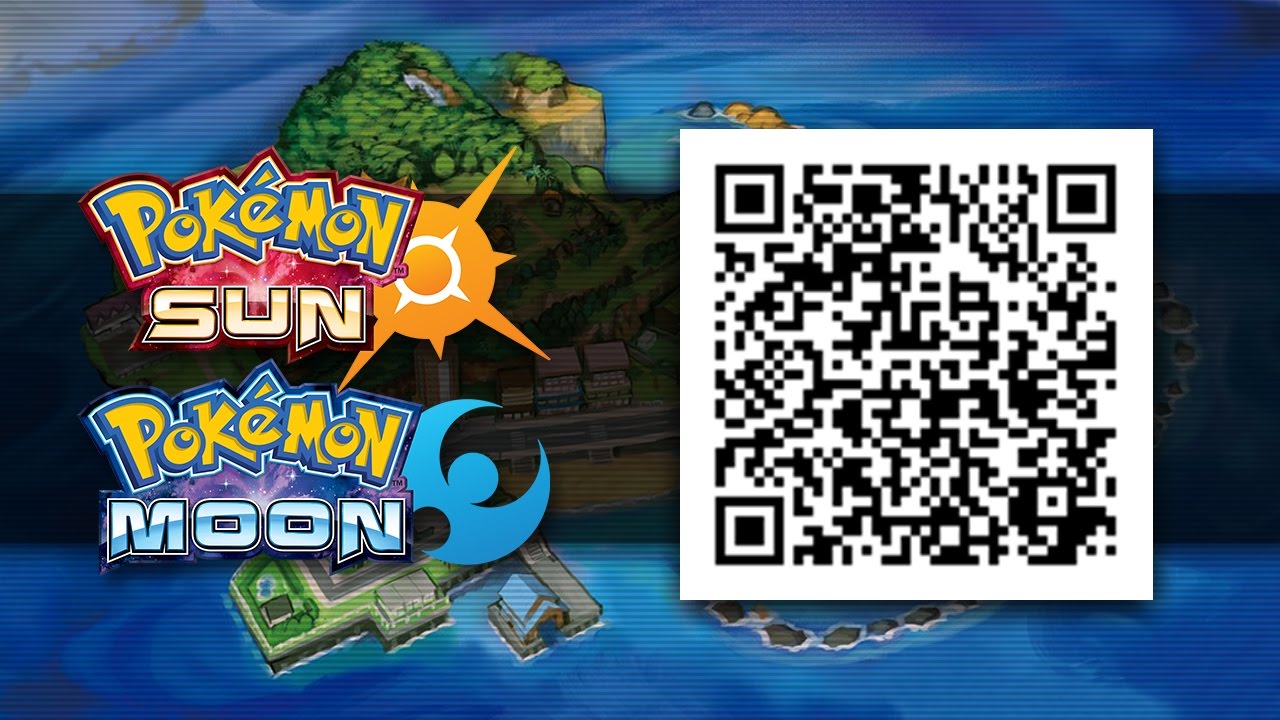 Pokémon Sun and Moon QR Codes