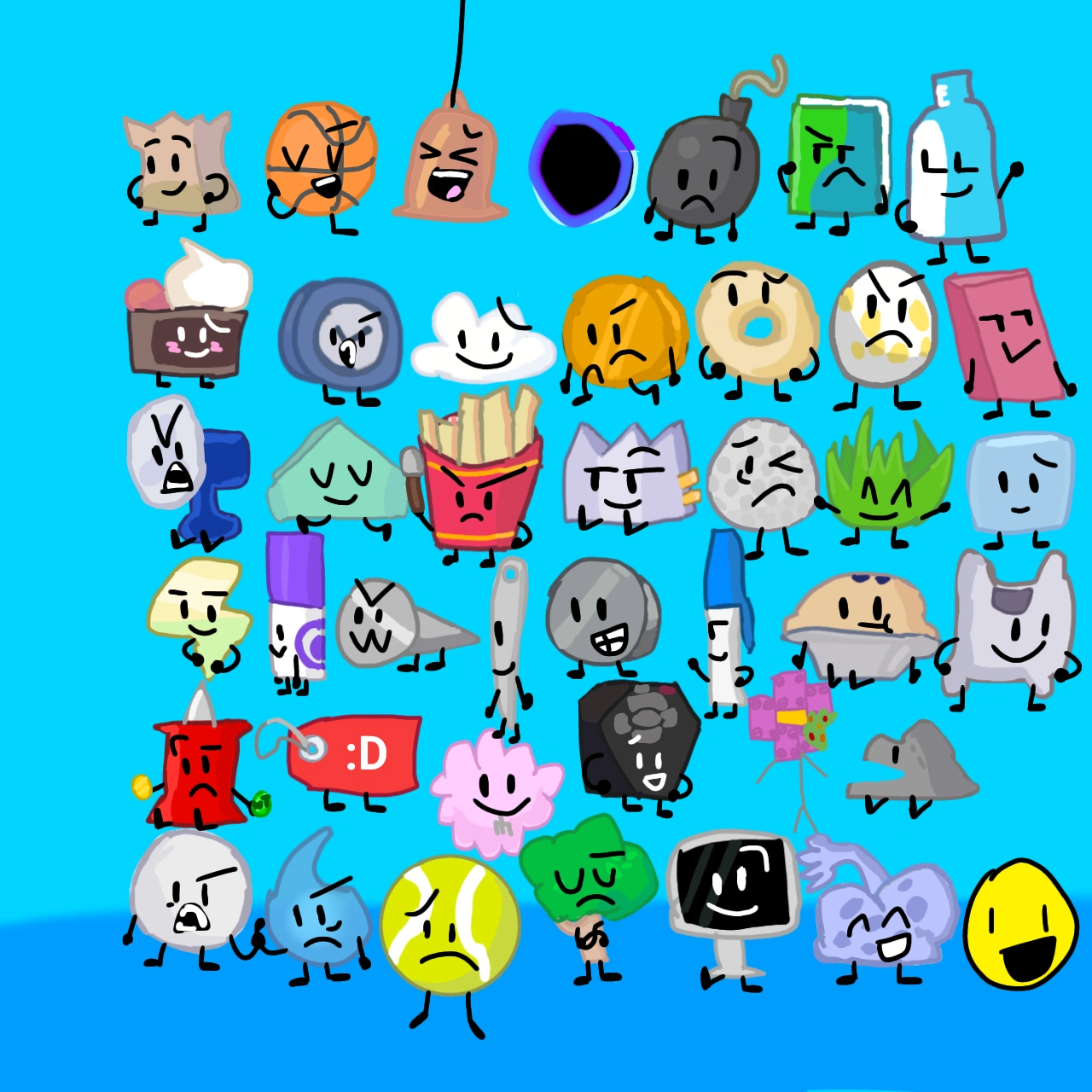 My new version of my TPOT art! (With all 42 characters) | Fandom