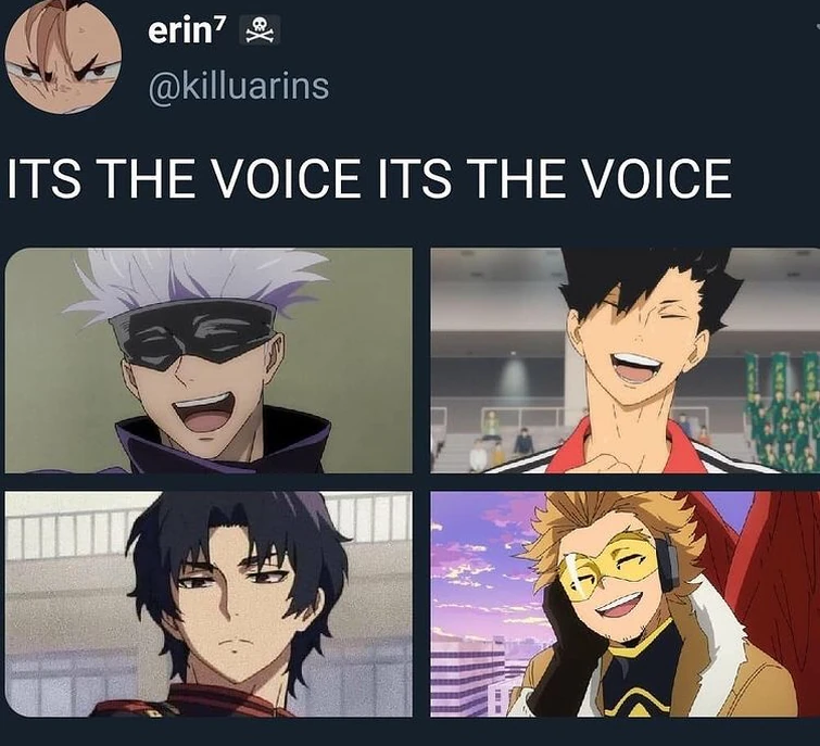 I Think It S The Voice Yes Their Sub Voices Fandom