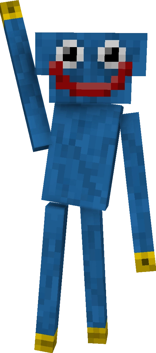 *REUPLOAD* I made this model of Huggy Wuggy in Minecraft Fandom