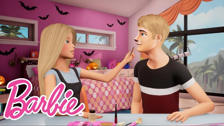 @Barbie | EASY Lion Makeup Tutorial Transformation with Ken! | Barbie Vlogs