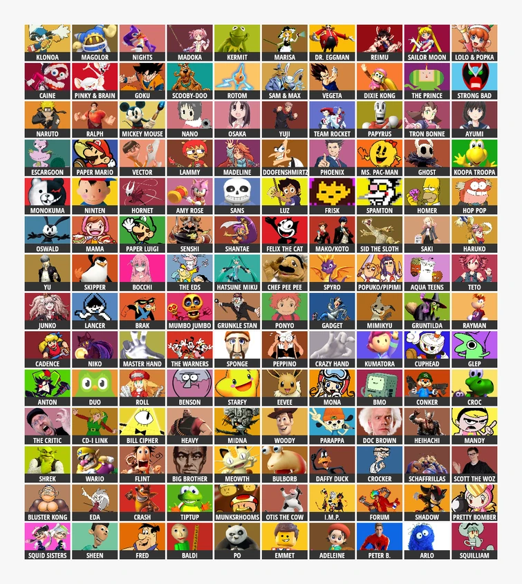 The Complete Roster for Free For Brawl (For real this time) | Fandom