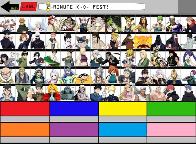 Anime fighting game roster 3-featuring 22 naruto characters | Fandom