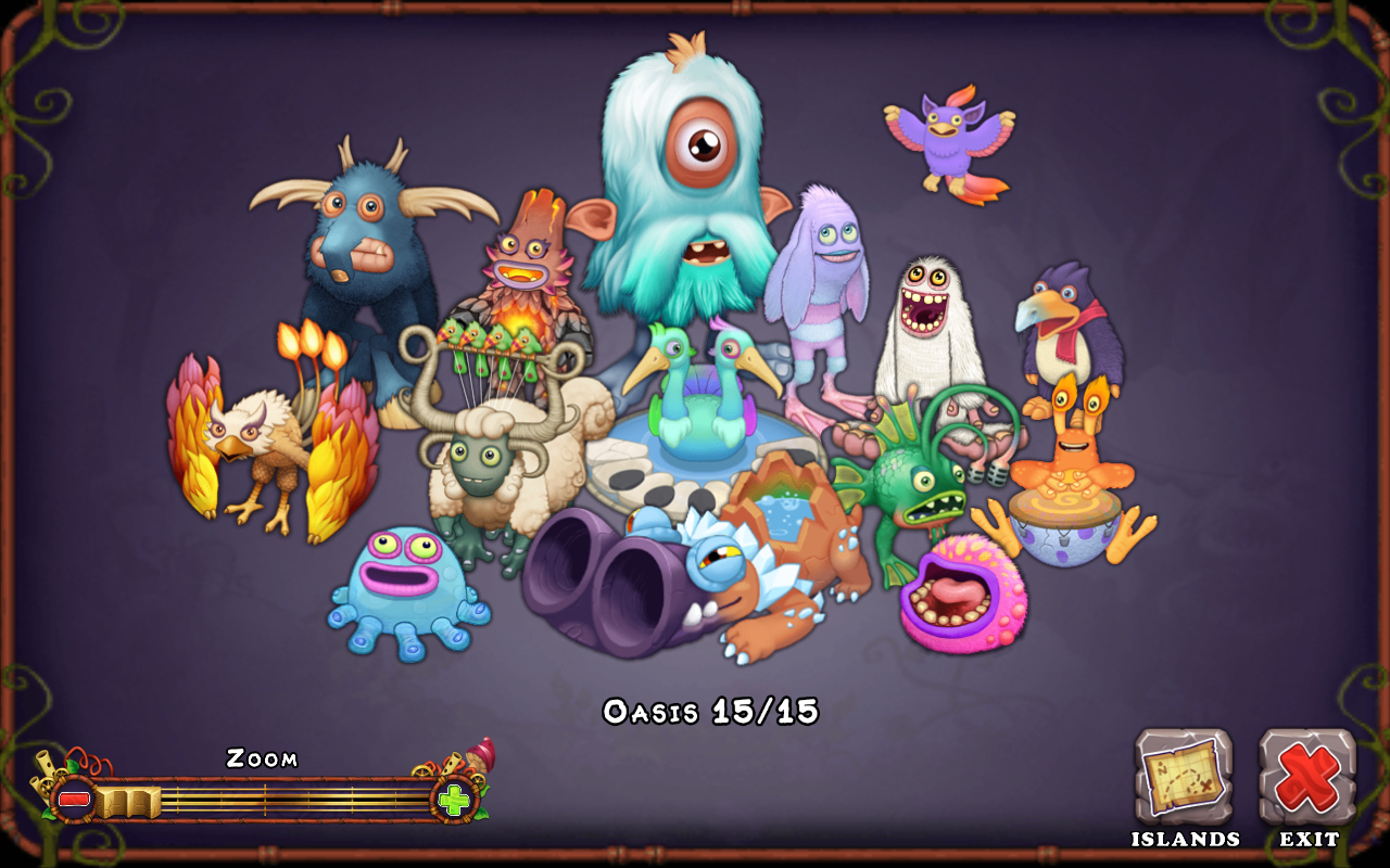 All mythical monsters my singing monsters