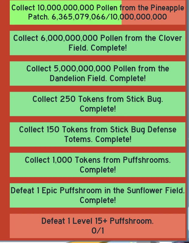 Stick bug quest progress Fandom