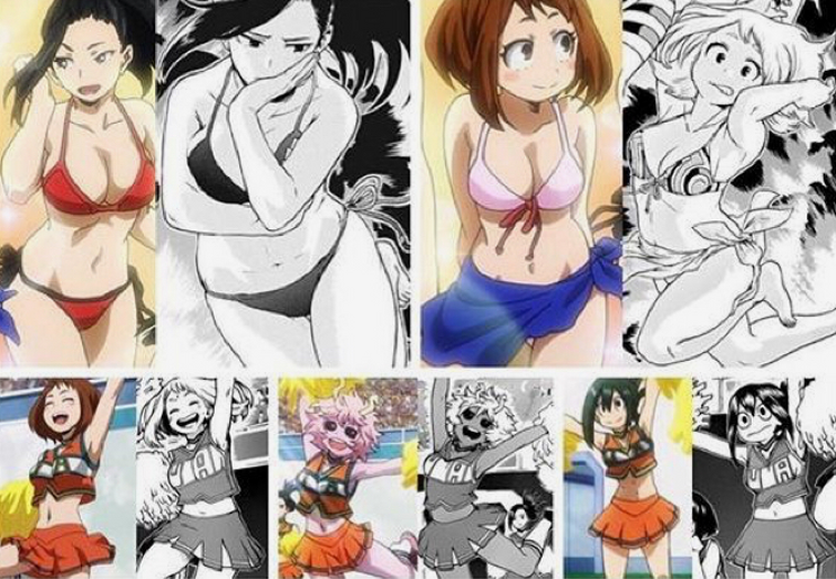 Why do the people who animate MHA make the girls so much thinner