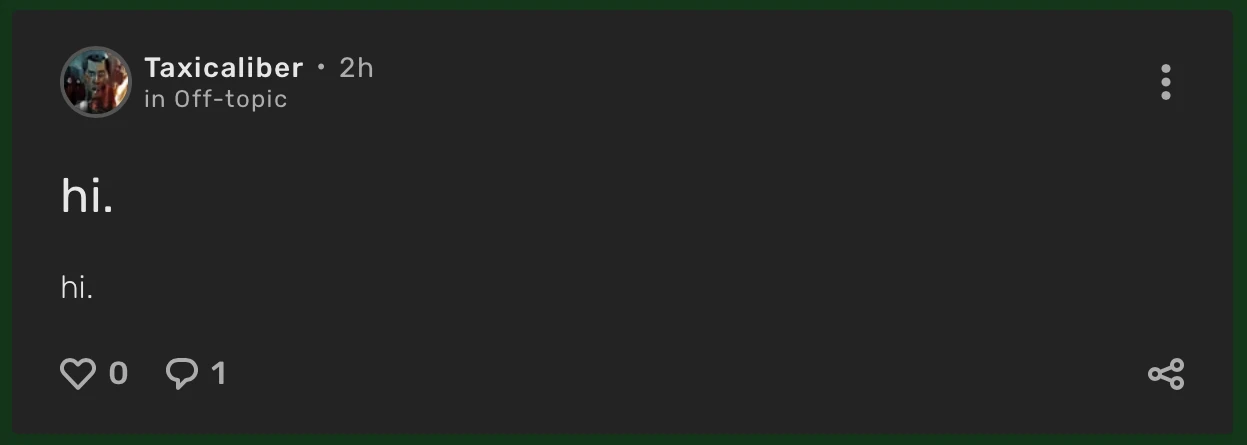 Off-Topic Category. (Answered.) | Fandom