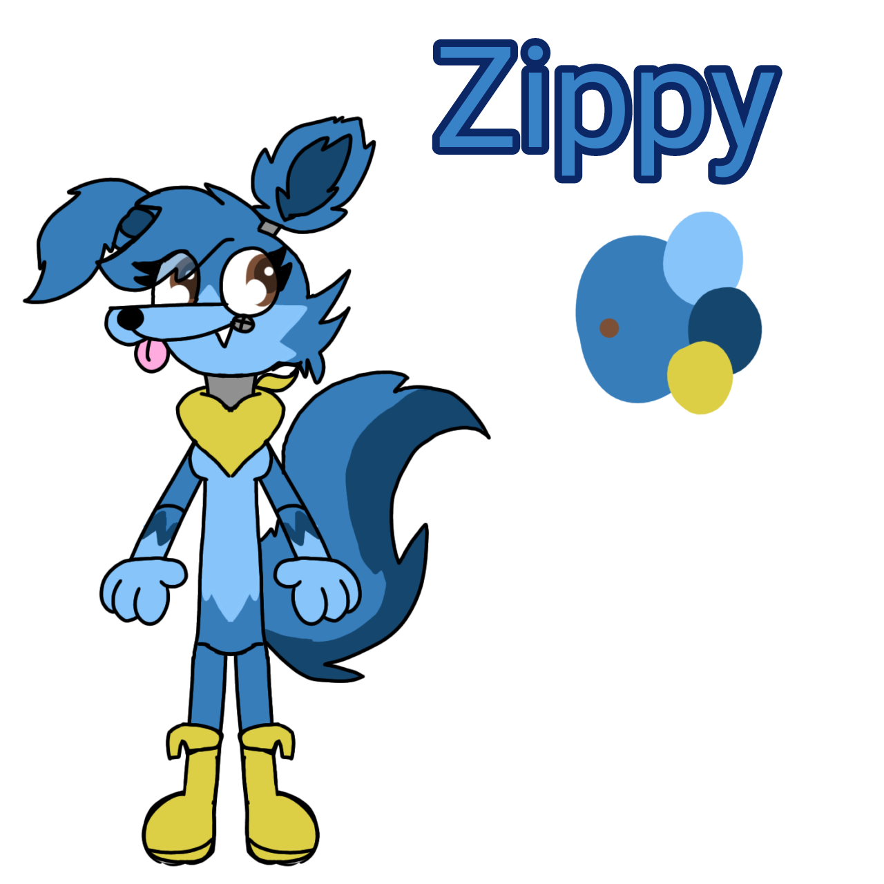 FNAF OC Adoptable - Zippy The Zebra (CLOSED) by MochiFries on