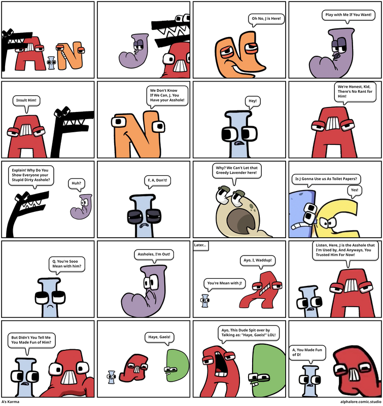 Funny Alphabet Lore Letter C - Alphabet Letters - Pin