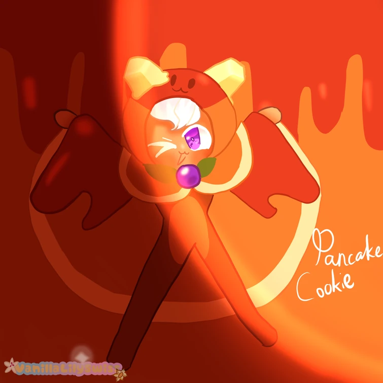 “Check out my flight!” Pancake Cookie (Old art redraw!) Fandom