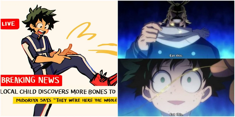 My Memes Academia - SHIGGY NO SHIGAVERSO! KOUKI UCHIYAMA!! Personagens: 1-  Soul (Soul Eater) 2- Midnight (Fairy Tail) 3- Meruem (Hunter x Hunter) 4-  Raku Ichijou (Nisekoi) 5- Tsukishima (Haikyuu) 6