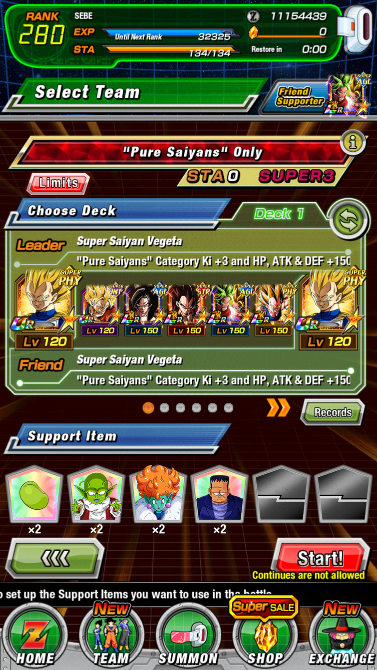 does anyone think i can defeat the pure saiyan sbr with my team