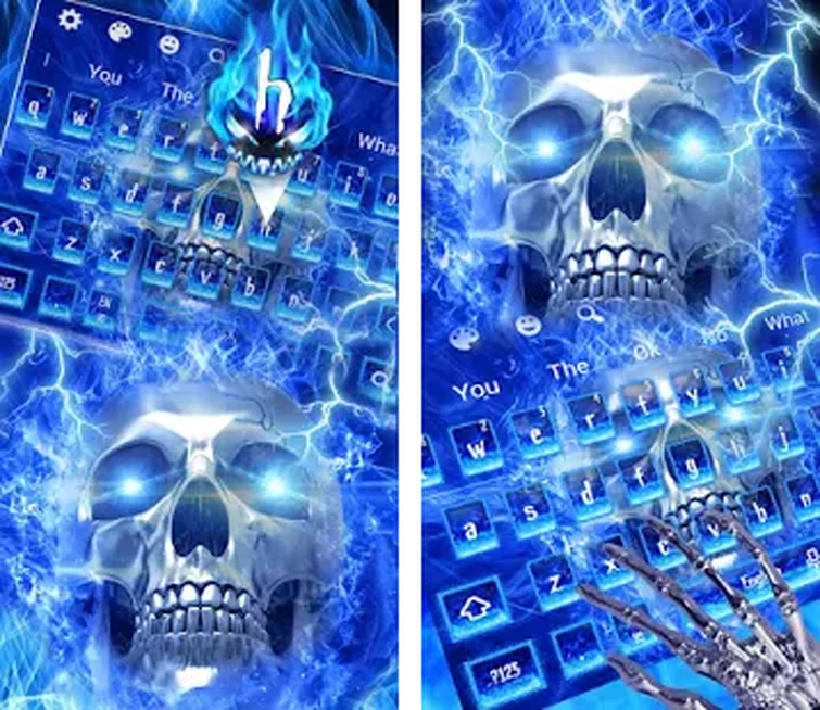 awesome skull keyboard image Fandom