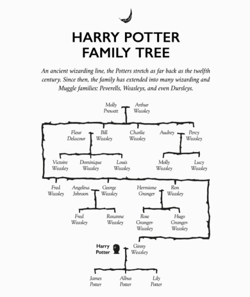 harry potter family tree