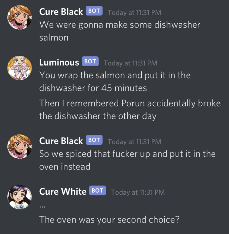 Here S An Incorrect Quote With The Bot For Each Team Fandom