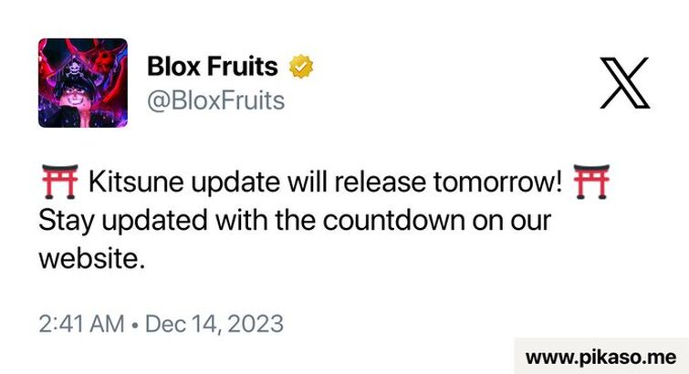 BLOX FRUITS KITSUNE UPDATE RELEASE OFFICIAL COUNTDOWN 