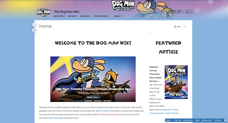 Dog Man, Dog Man Wiki