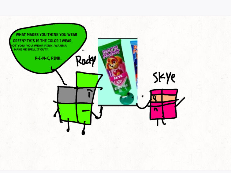 So I made paw patrol iceberg explained by Akizilla on Sketchers United