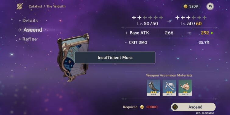 Genshin Impact: How Much Mora It Costs To Get To Lvl 90