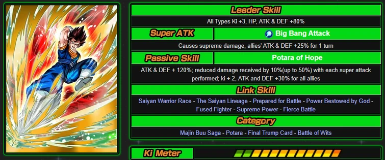 TEQ Vegito and INT Vegito EZA (Concept) | Fandom