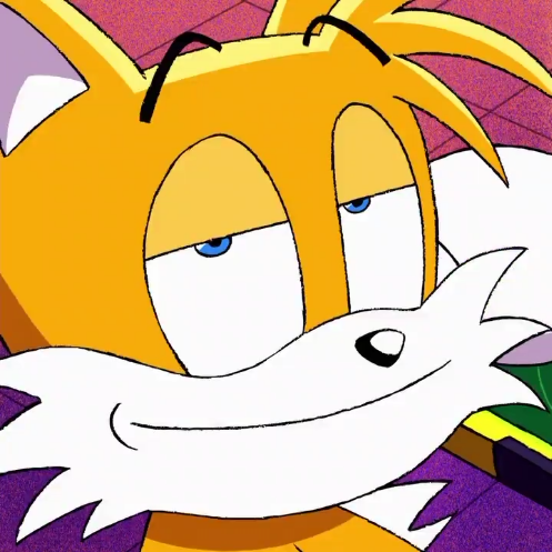 Tails and Sticks... but Knuckles makes me laugh... and Sonic and Amy make m...