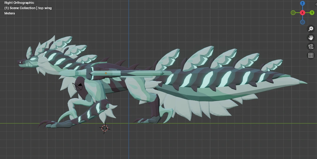 My first finished creature model!! | Fandom