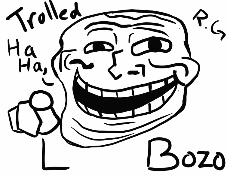 troll face drawing
