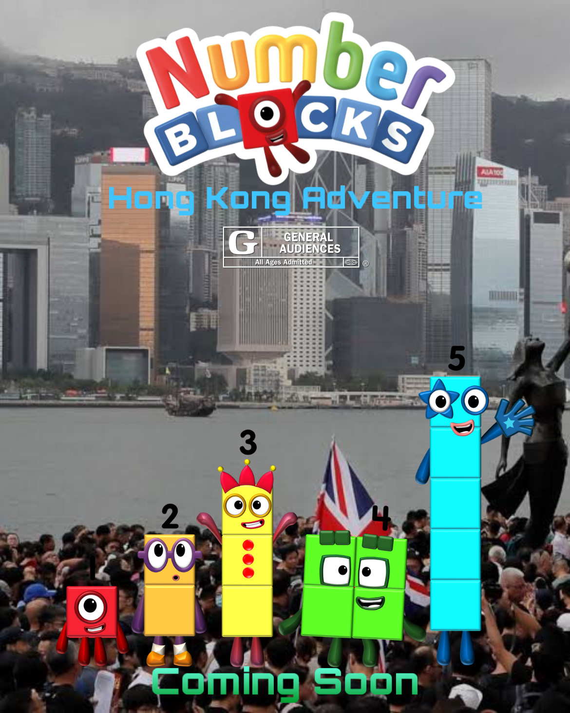 New Movie Poster For Numberblocks Hong Kong Adventure Fandom