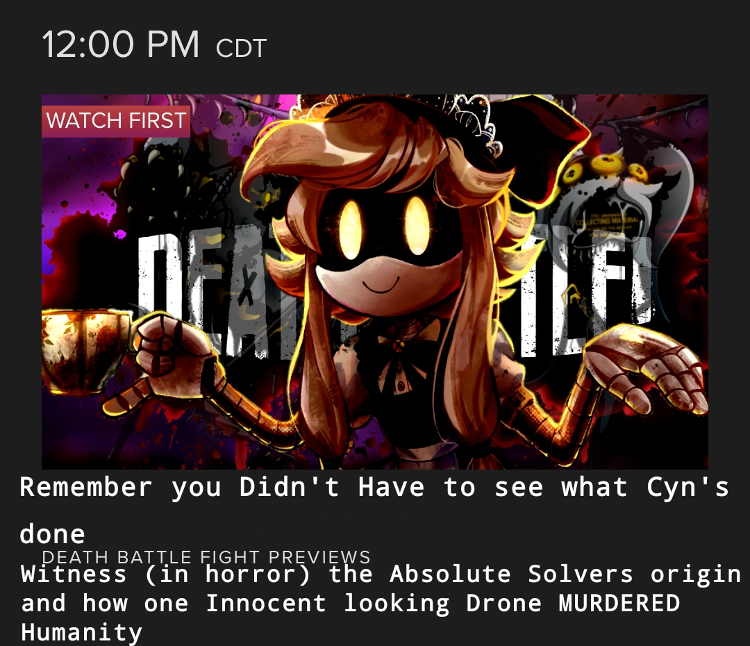 CYN VS GABRIEL (Murder Drones vs Mandela Catalogue)ANAYLASIS