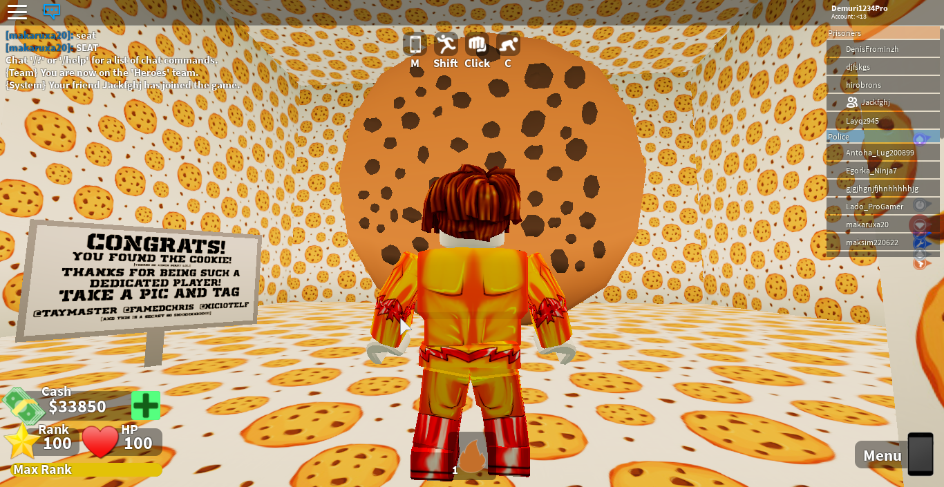 Roblox Mad City Cookie