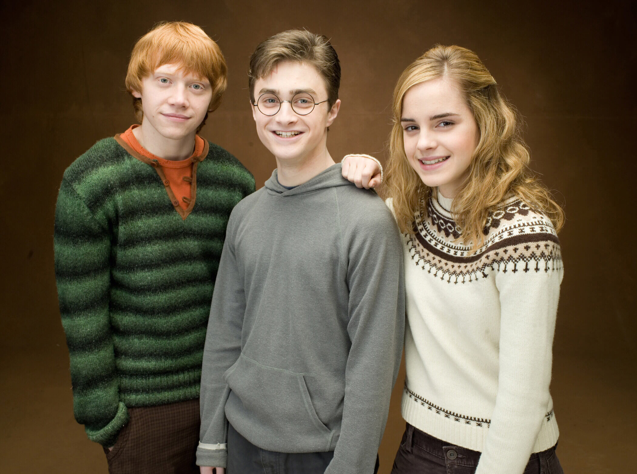 daniel radcliffe and emma watson and rupert grint wallpaper