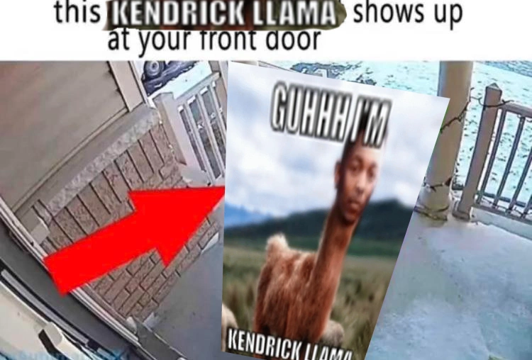 This Kendrick Llama shows up at yo fron dor | Fandom