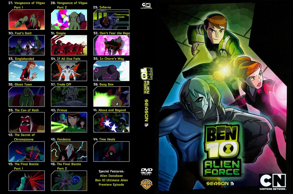 Ben 10: Alien Force Season 1, Vols. 1-3 [3 Discs] - Best Buy