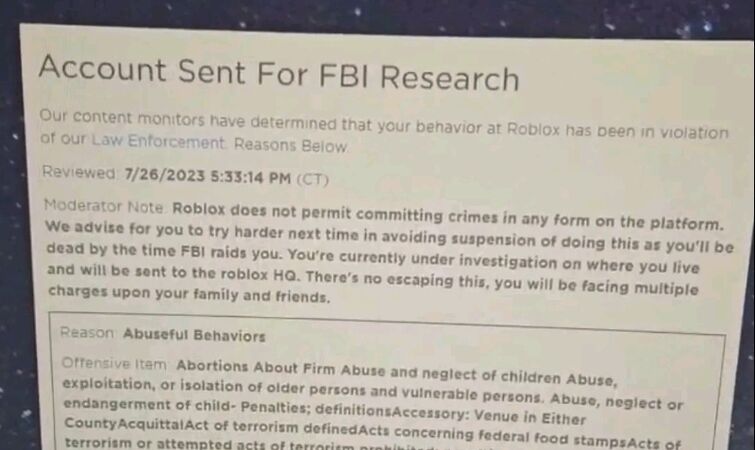 roblox fbi investigation｜TikTok Search