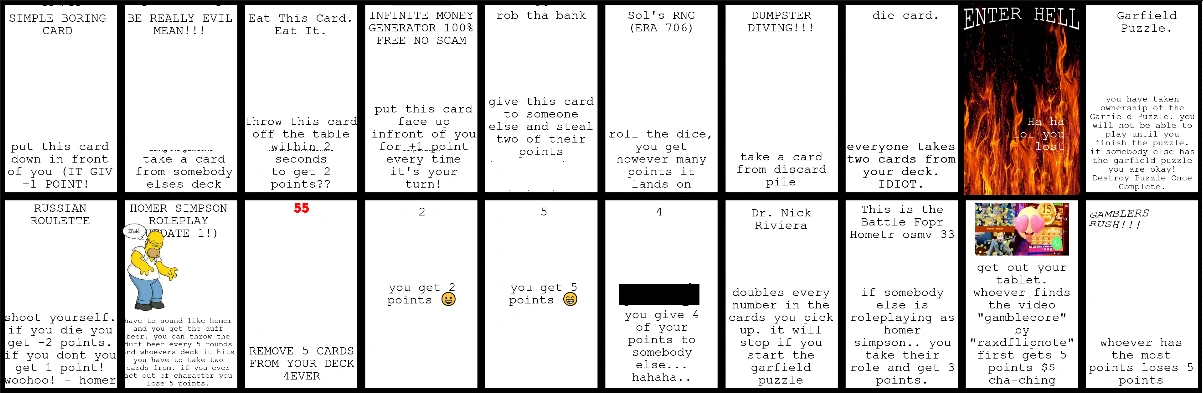 Give Ideas For Funny Card Game | Fandom