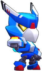 Brawl Stars Skins Mecha Crow - brawl stars night mecha crow blau