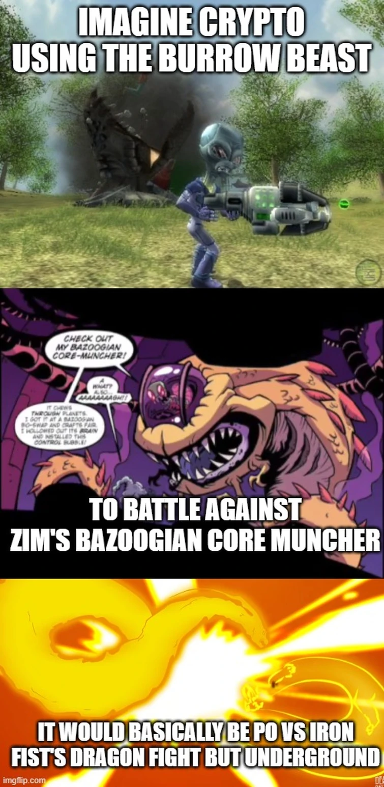 an awesome Idea for zim vs crypto | Fandom