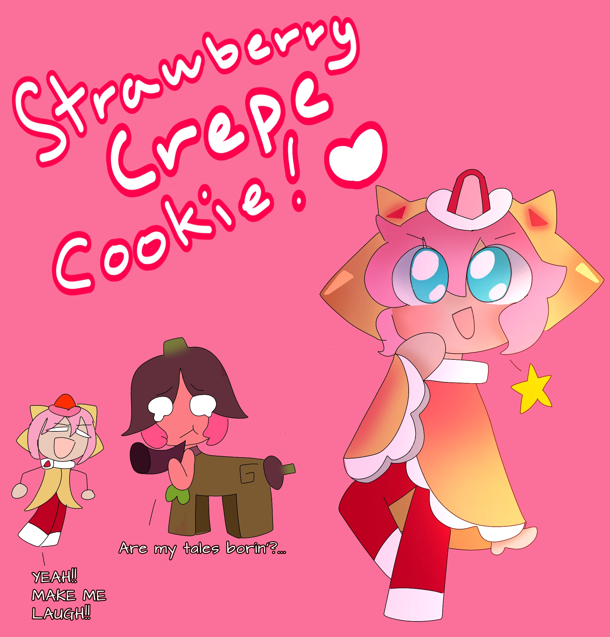 Strawberry Crepe Cookie!! Fandom