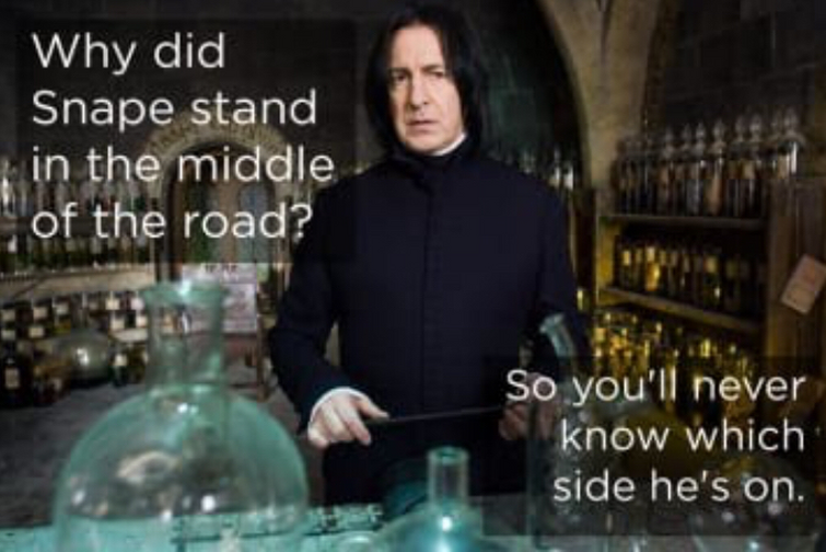 Snape Middle Joke