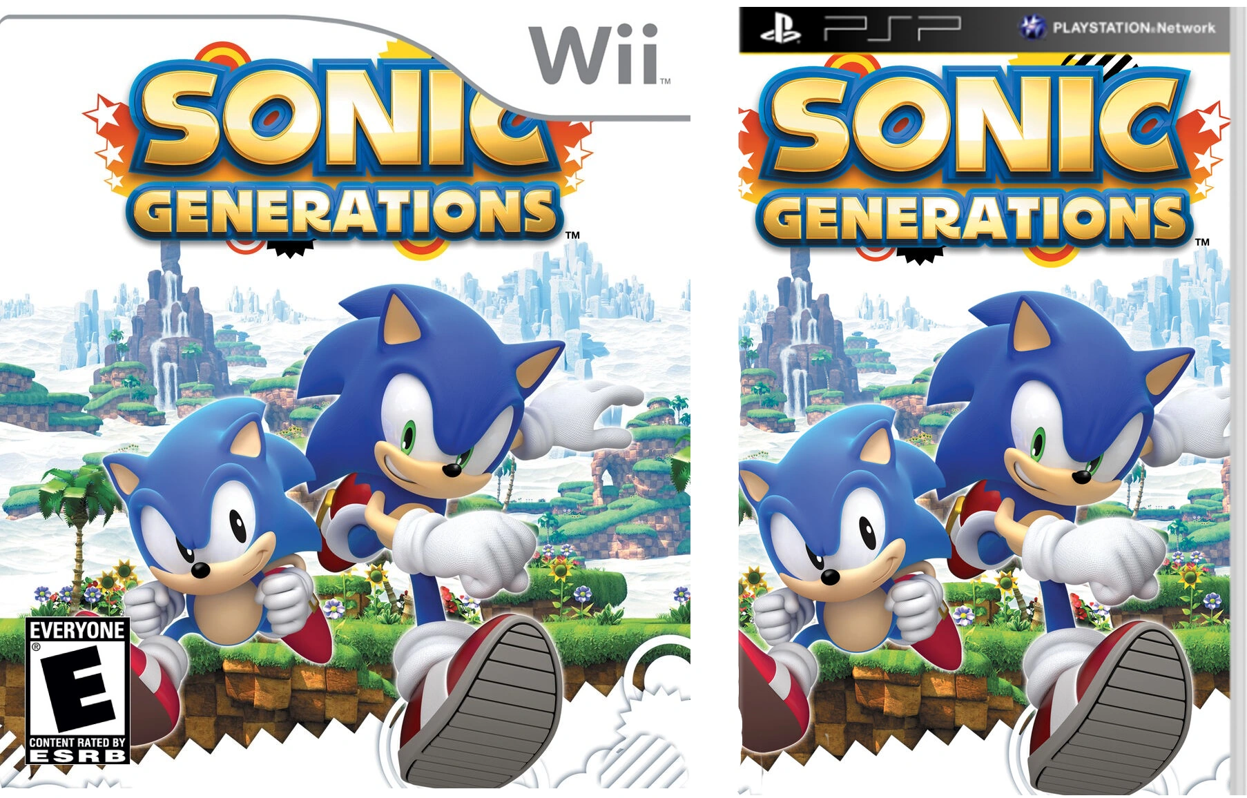 I Made The Wii Psp Box Art Of Sonic Generations W Fandom