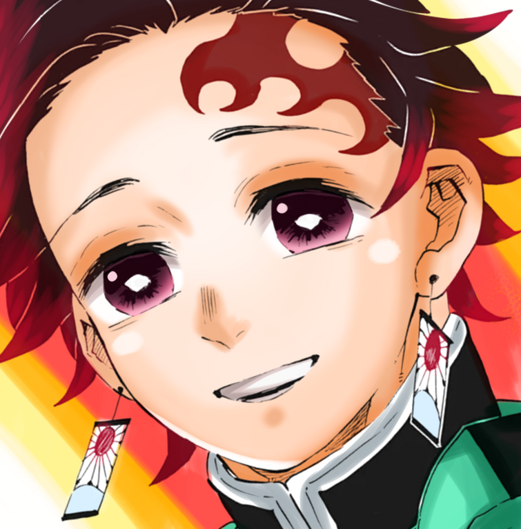 Pixilart - Tanjiro Kamado Base by ThatAniMeFaN