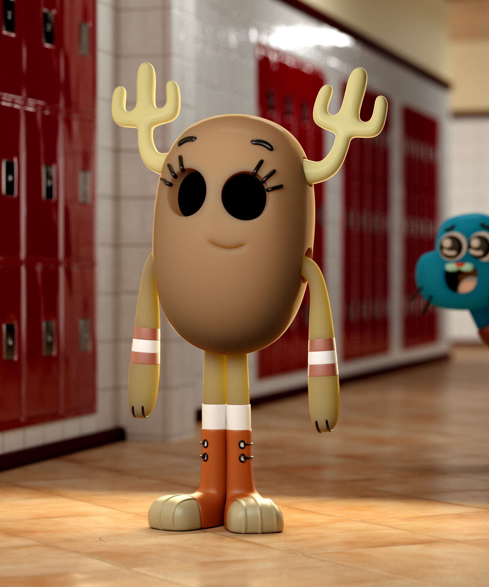 Penny from The Amazing World Of Gumball 3D model