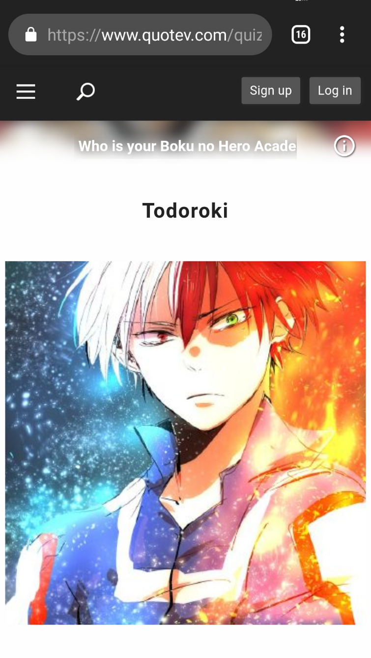 So I took this quiz on who my bnha quiz is and I got icy hot ._. I WANTED  PIKACHU!!