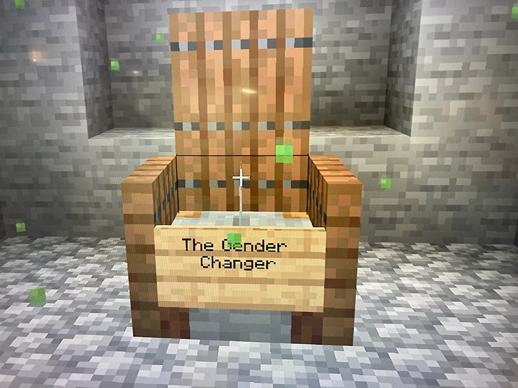 My cousin made this in Minecraft Fandom