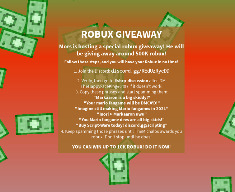 1700 Robux - Join Free Giveaway! #givezone : u/thatninjaw