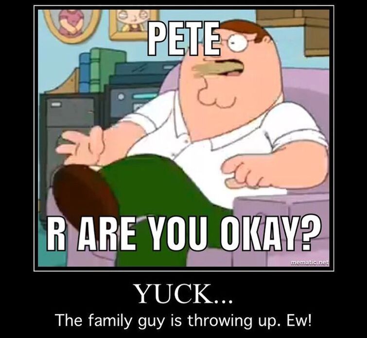 The Family Guy Is Throwing Up Ewwww Fandom - family guy roblox