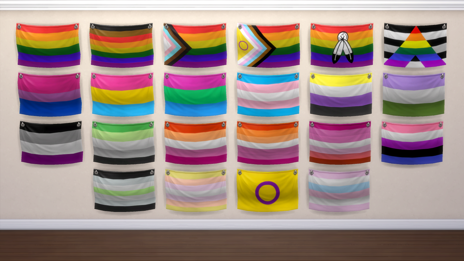 Every Pride Flag In The Sims 4 Base Game Fandom
