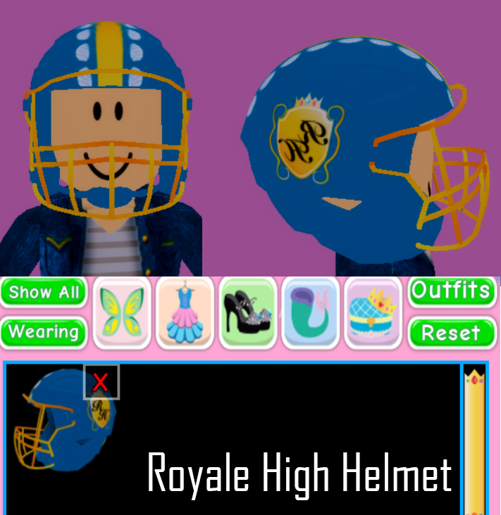 Helmet Royale High Helmet - jogo roblox royale high school roblox